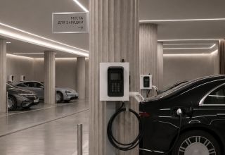 Зарядная инфраструктура для премиального ЖК: 10 быстрых станций для резидентов и одна сверхбыстрая для гостей